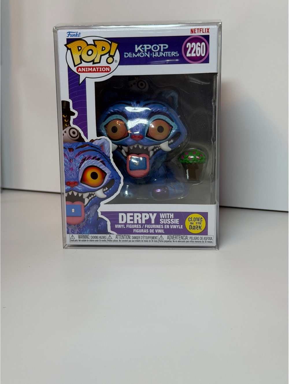 Funko POP! Animation KPop Demon Hunters Derpy with Sussie #2260 Glow in the Dark